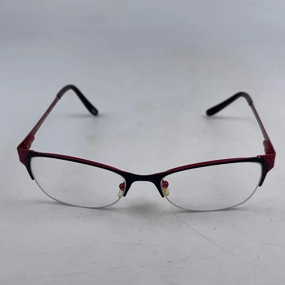 Scott Harris Europa SH-402 Women's Eyeglasses‎ Frame Red Cat Eye 50-17-135 mm